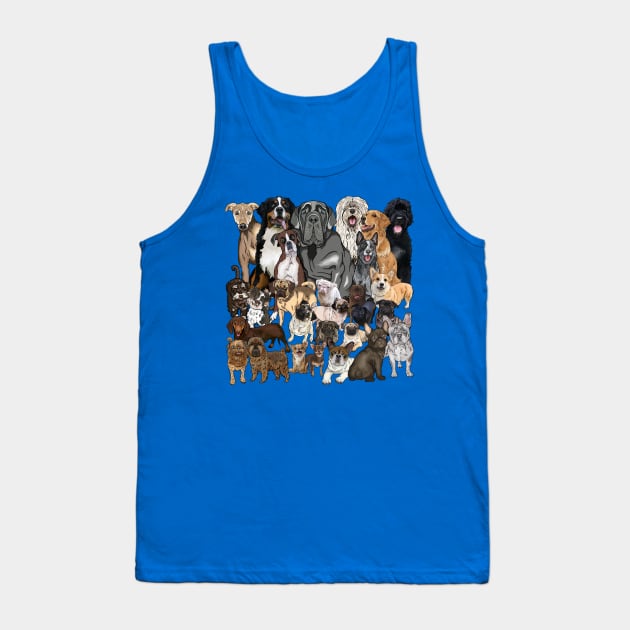 Dogpile! Tank Top by FivePugs